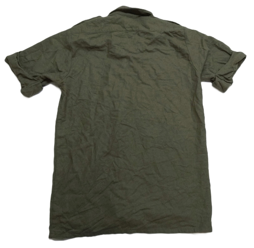 Vintage Combat Army Style Shirt British Dress Pinched Short Sleeve 16.5