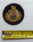 No1 Conductors Badge (Navy) British Army Hand Embroidered Royal Arms Arm Patch