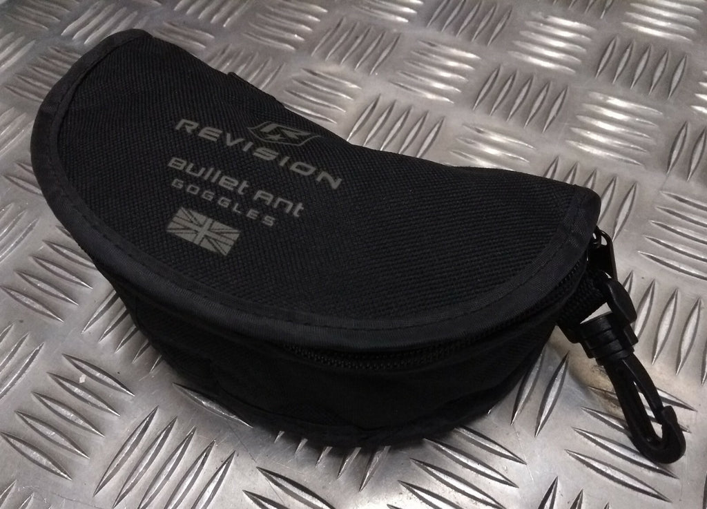 Genuine Army Issue Revision Bullet Ant Ballistic Protective Goggles Soft Case