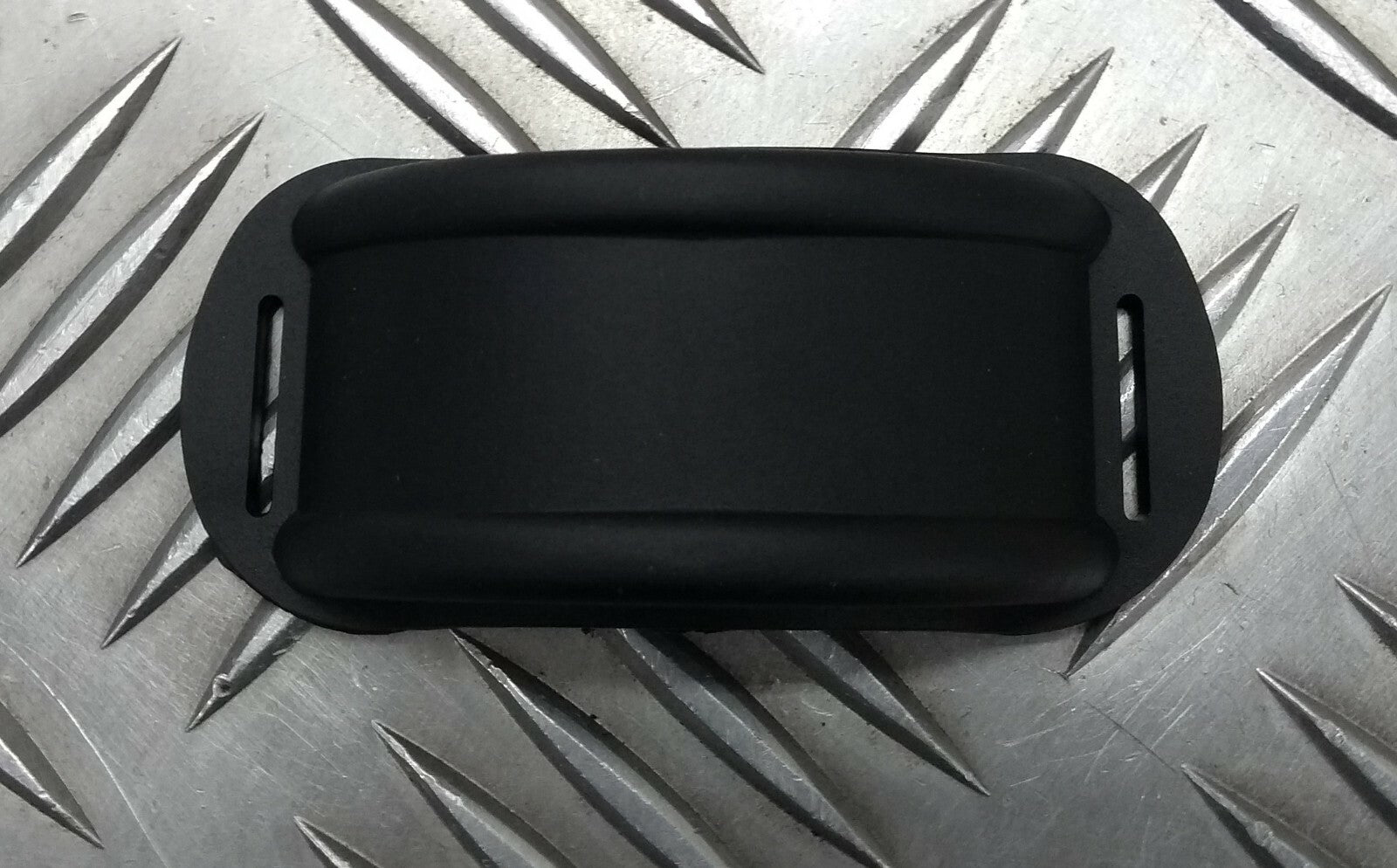 British Made Standard Issue Black Rubber Chin Cup Guard For Helmets & Hats X2