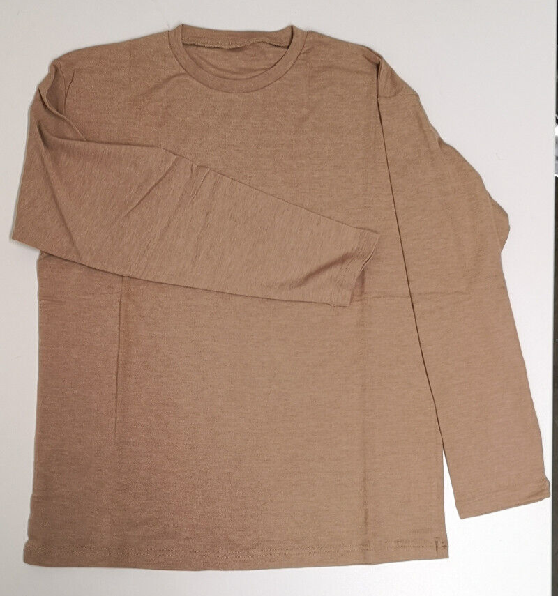 British Army Desert Beige / Sand Long Sleeve FR Vest Top Size 48" / 122cm NEW