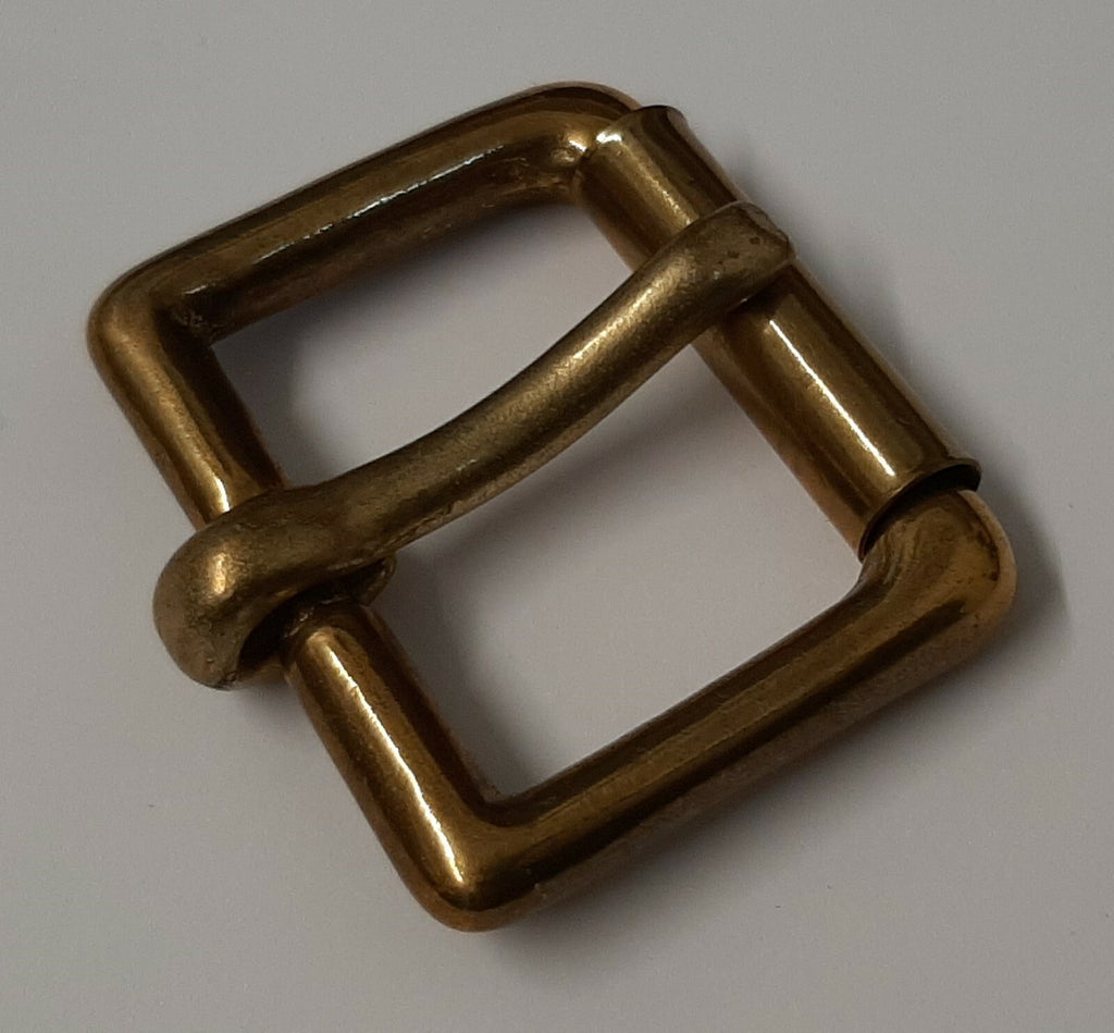Vintage British Army Heavy Brass 1 1/4" Bridle & Strapping Roll Buckle