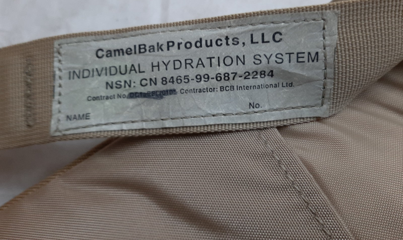Desert Storm Camelbak Hydration System UK Forces Desert DDP Camo 100z / 3L