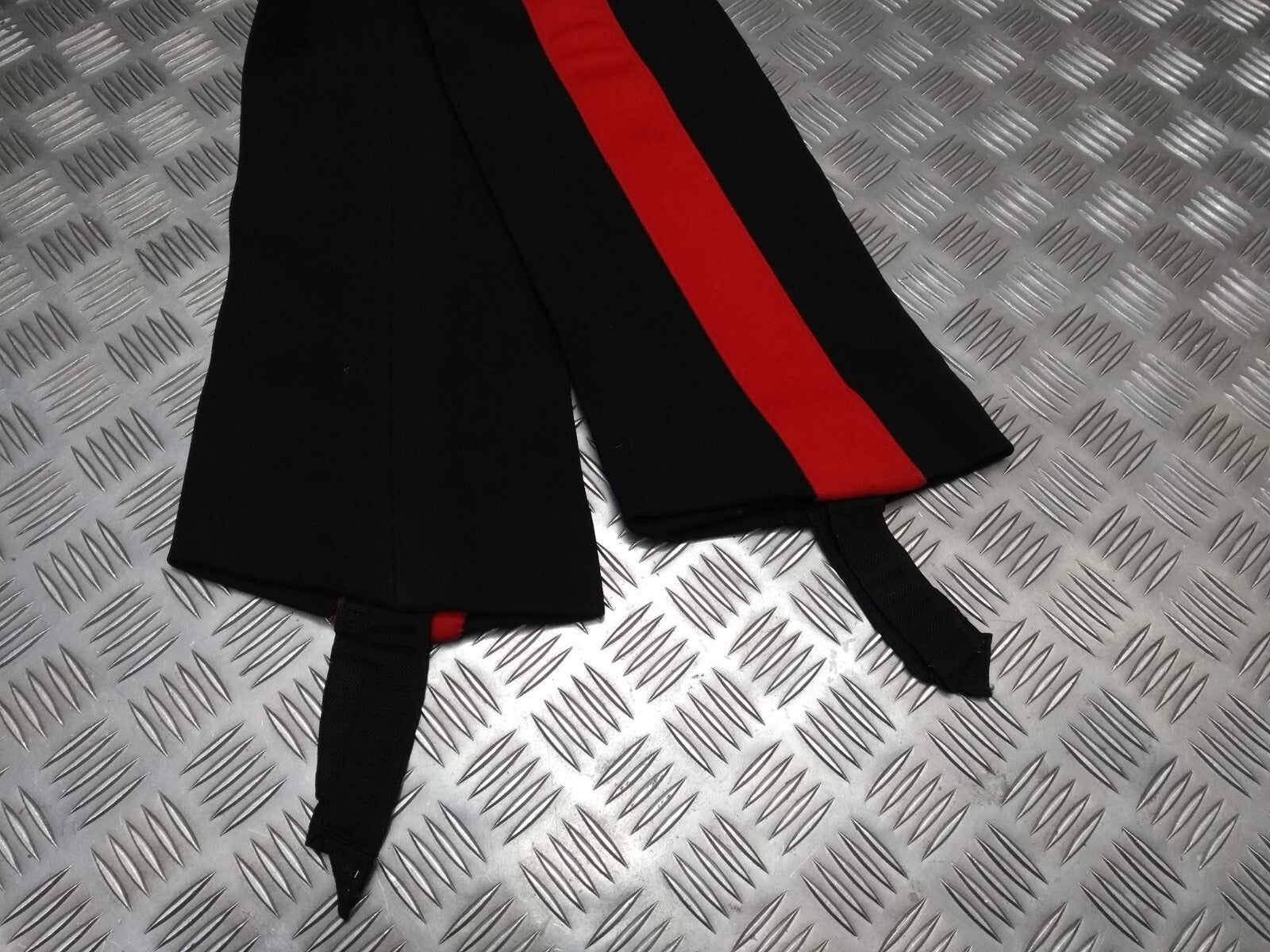 Vintage No1 Trousers Wide Red Stripe By Moss Bros London LTD with Defects