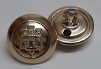 Royal Gibraltar Regiment No2 Ring Back Button Set British Army Insignia O/R