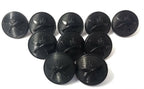 Genuine British Army Queens Gurkha (Rifles) Issue Dress Black Buttons RGR X 10