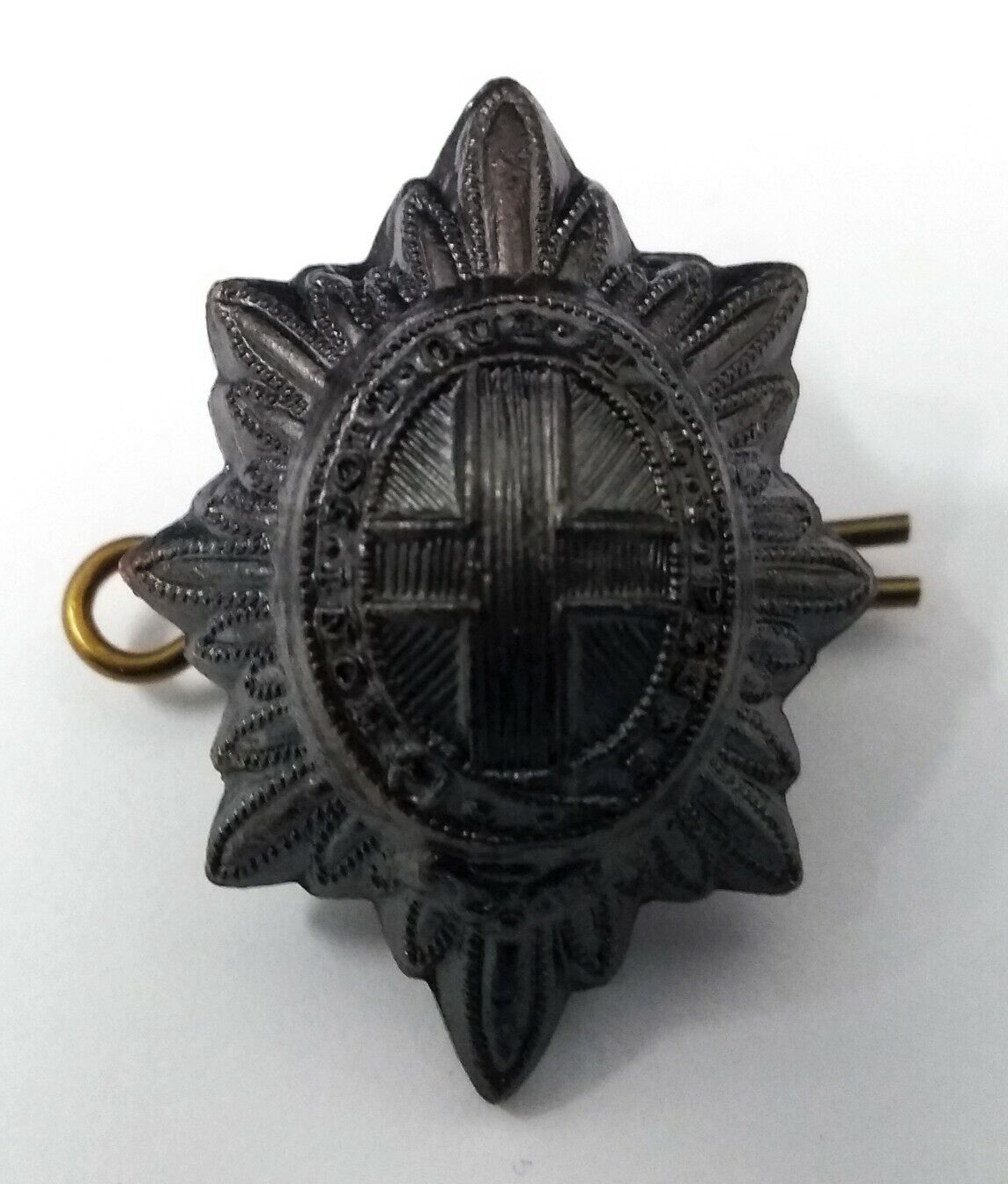 Genuine Vintage British Army Footguards Bronzed Rank Star High Domed - NEW