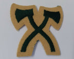 Genuine British Army Assault Pioneers Skill Green Braided on Maize Badge