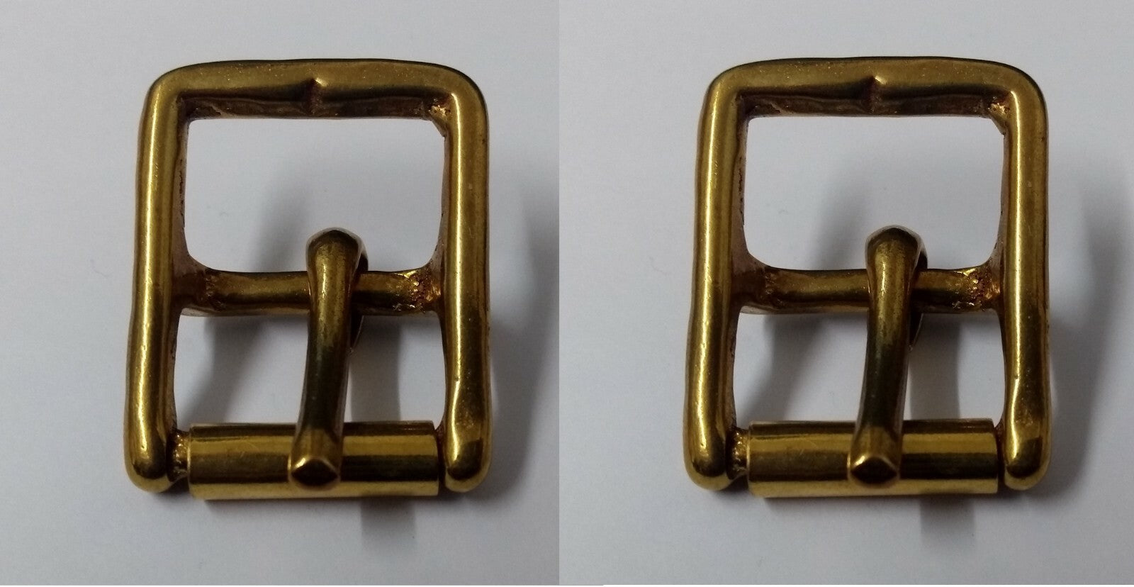Genuine British Army Horse Guards & H Cav 7/8" Bridle Roll Buckles X2 STD103
