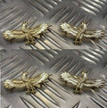 RAF Royal Air Force Soaring Eagle Collar Badges Matching Pairs Metal Badges X2 Pairs MFCD7
