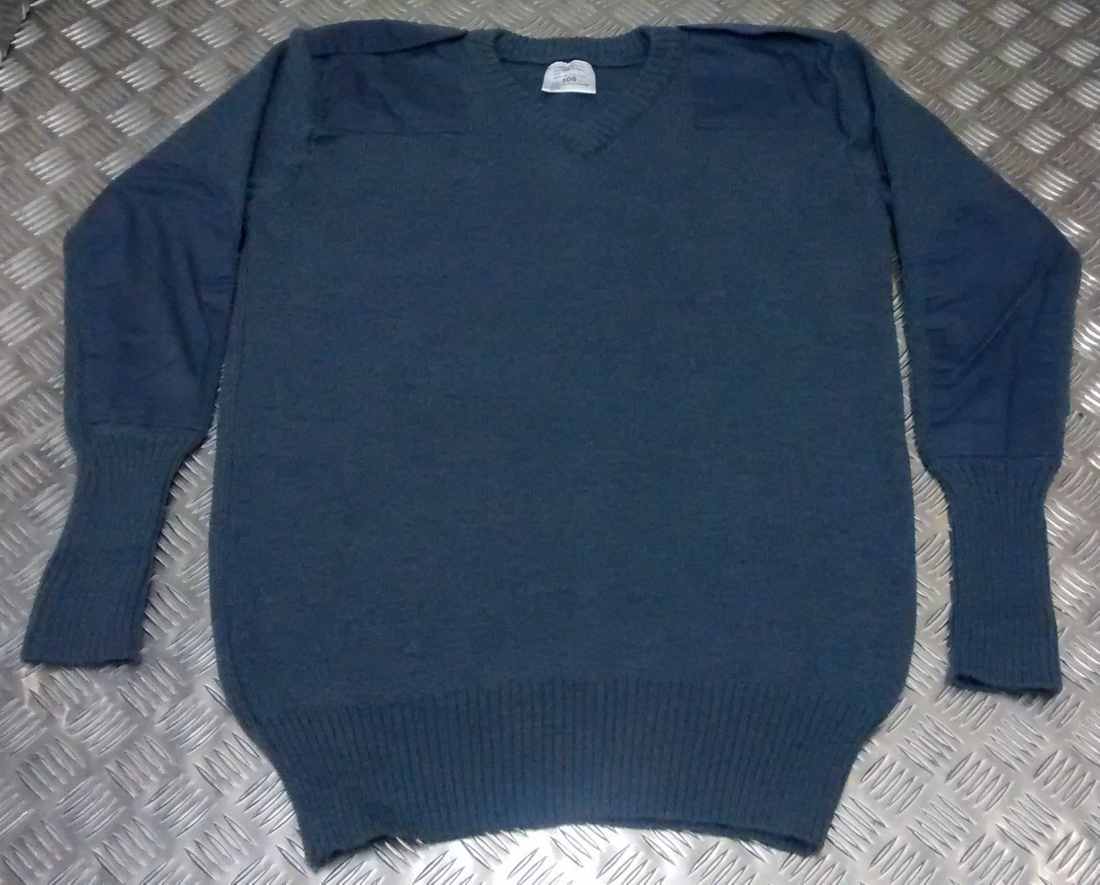 RAF Pullover Royal Air Force Blue Wool Utility Jumper/Sweater V-Neck Most Sizes
