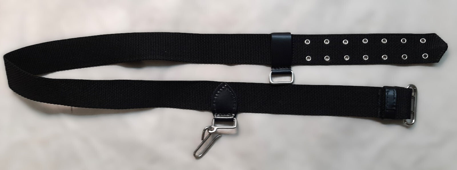 Black Sword Belt British Army Pattern Replacement Belt No Slings Assorted Sizes