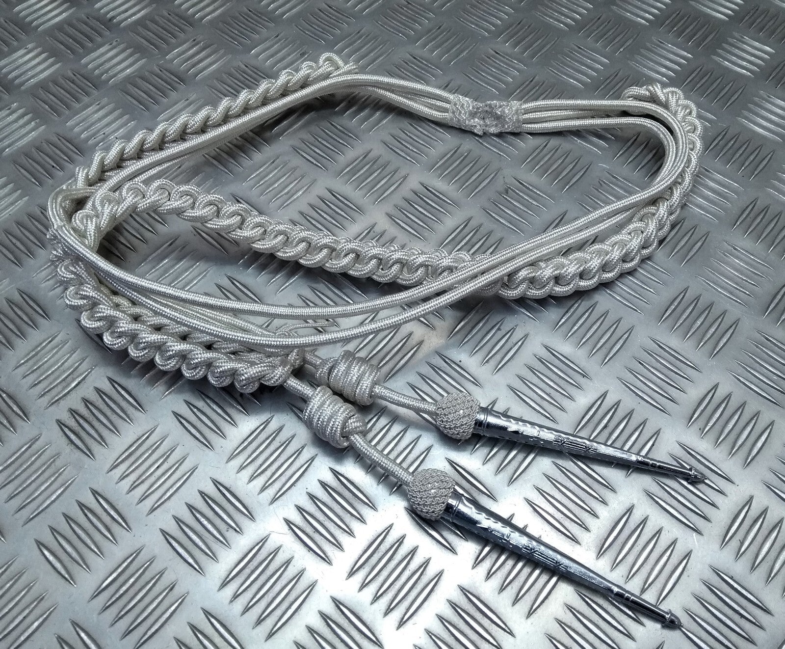 Aiguillette Officers Dress Cord For Ceremonial & Parade With Decorative Tip Ends