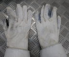 British Army Household Cavalry White Leather Gauntlet Parade Gloves Size 9.5
