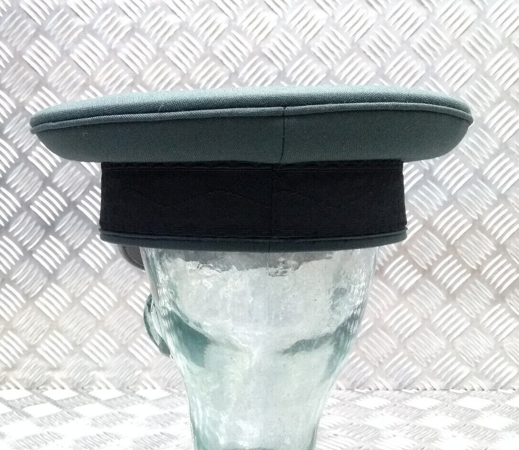 Parade Peak Cap Hat, Dark Green with Black Oak Leaf Band Fancy Dress - NEW