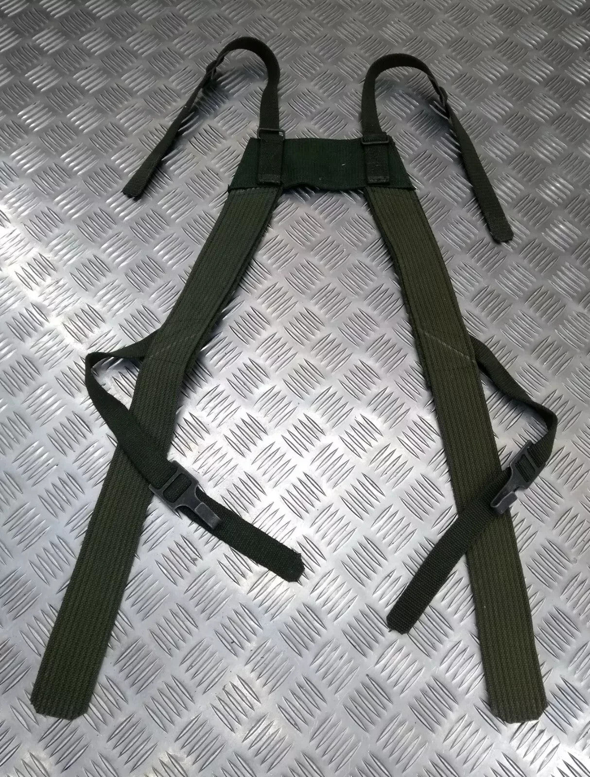 M39 Belt Utility Pouches & Harness WW2 Pattern Heavy Canvas Vintage Army Webbing