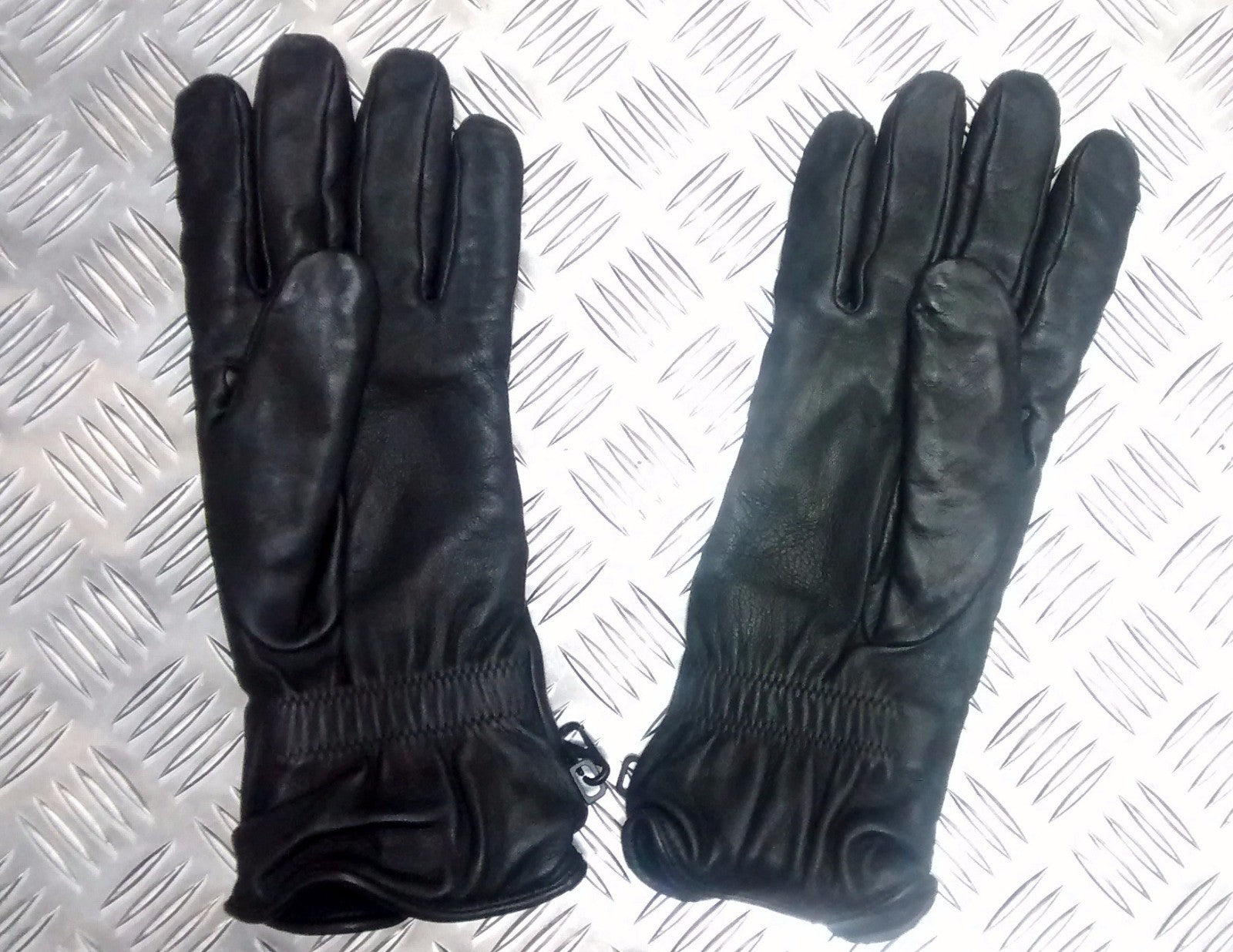 Genuine British Black Leather Combat Gloves MK2 MVP- All Sizes- NEW