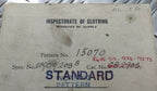 Genuine 1952 Vintage British Army Inspectorate of Stores Metal Badge Sample Card