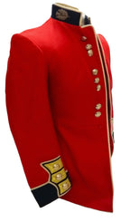 British Army Red Scots Tunic Scarlet Ceremonial Jacket RHQ CQMS w Gold Detail