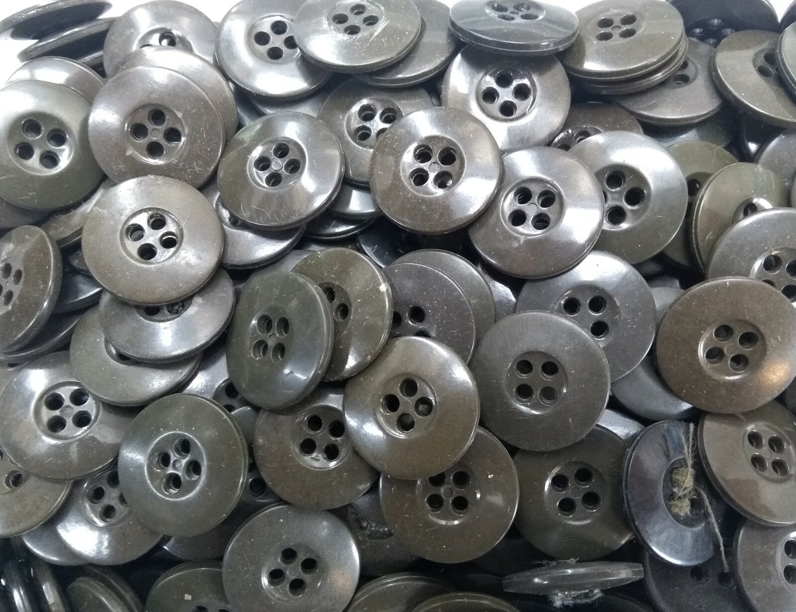 Genuine Vintage German Army Buttons For Field Grey Clothing Moleskin 18.5mm