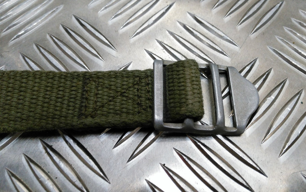 Genuine Vintage Issue Green Canvas Webbing Issued Utility Pack Strap