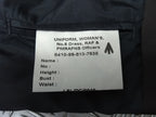 WRAF / RAF Royal Air Force No5 Woman's Jacket Airforce Blue Grey Colour Size 92cm Long