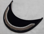 Group Manager Peak British Silver Bar Visor for Dress Hat / Cap Small NEW
