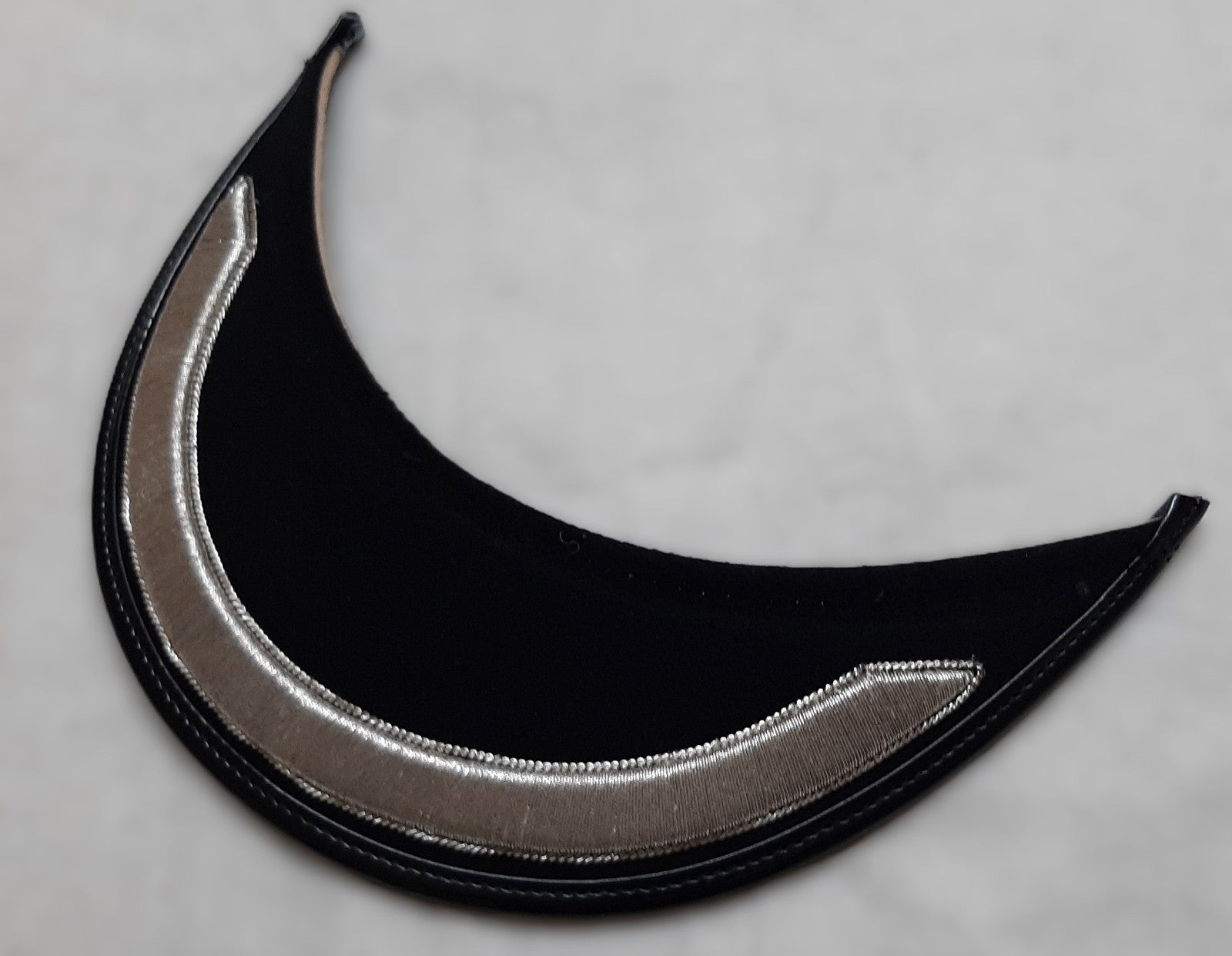 Group Manager Peak British Silver Bar Visor for Dress Hat / Cap Small NEW