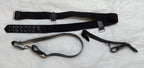Belt The Rifles Regt Black Ceremonial Waist Belt With Kicking Straps