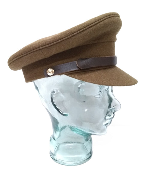 No2 Officer Hat British Army Regimental Dress Cap Buttons & leather Chinstrap
