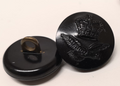 Royal Air Force RAF Older Pattern 34L Black Button with Queen Elizabeth's Crown