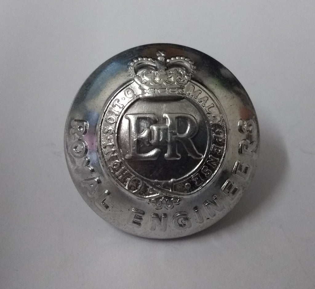 Genuine British Army Issue No1 / No2 Dress Royal Engineers Silver Buttons 40L