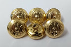Djibouti Dress Small Ring Back Chinstrap Buttons x 6 NEW