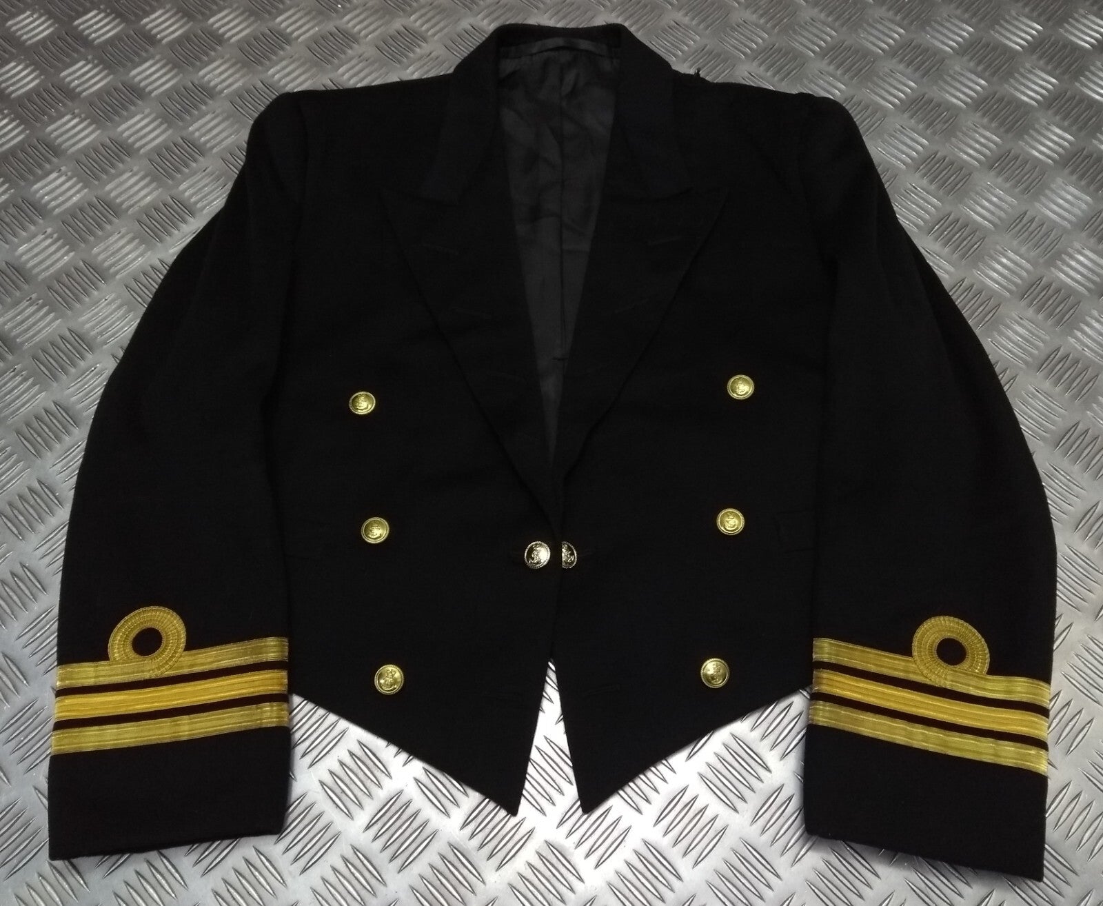 Vintage Mess Dress Royal Jacket Navy with Gold Cuff Curls 1967 Gieves London