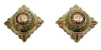 Officers Rank Pips Bath Stars Tria Juncta In Uno Genuine British Asst