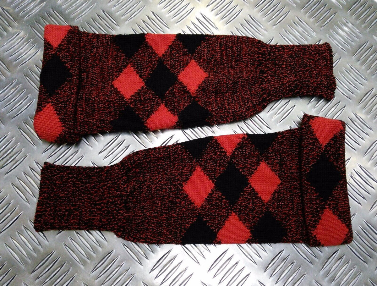 RRS Kilt Hose British Army Pattern Tartan Triple Dice Footless Stockings Size 0