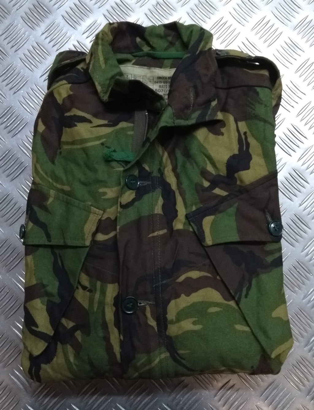 DPM Combat Jacket 1980s Pattern British Army Camo Smock Old Camouflage Design