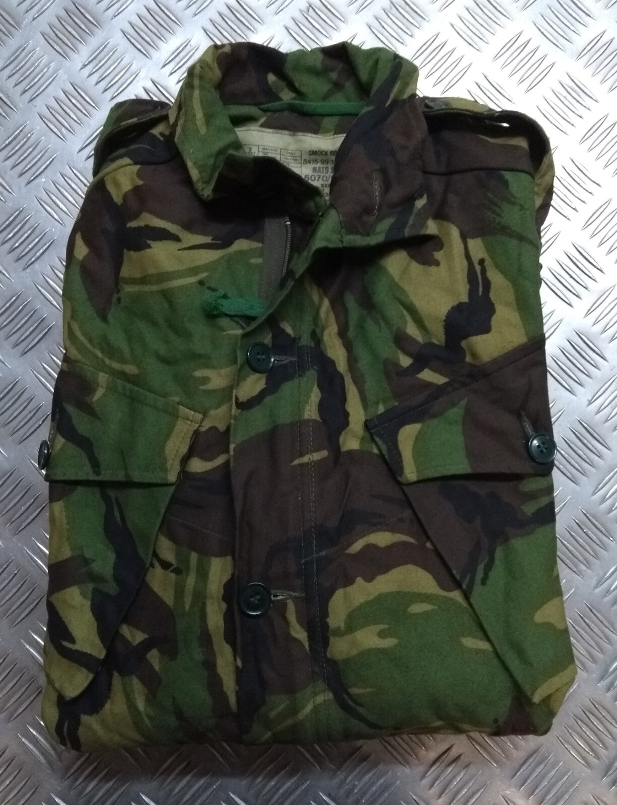 DPM Combat Jacket 1980s Pattern British Army Camo Smock Old Camouflage Design