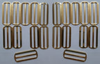 20 Belt Sliders For Stable Belts and Ceremonial Belting Max (57mm) Job Lot