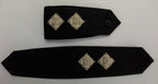 Vintage No1 Shoulder Slide With Silver Rank Pip Insignia Uniform Slides