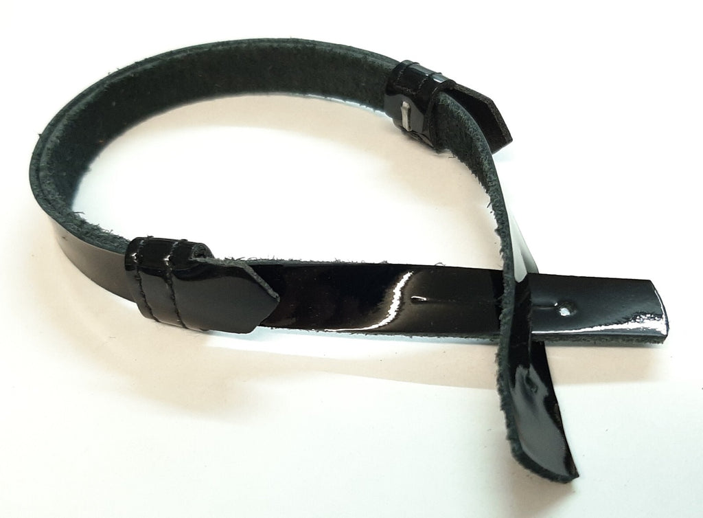 Chinstrap Patent Leather SD Dress Hat Adjustable Female Chin Strap