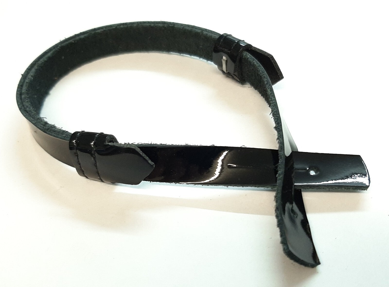Chinstrap Patent Leather SD Dress Hat Adjustable Female Chin Strap
