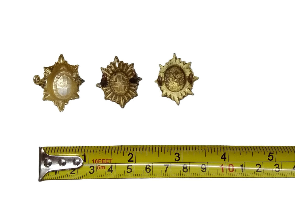 HCav & Guards Rank Badges British Army Insignia "qui mal y pense" X 3