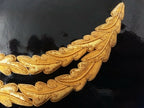Genuine British Made 2 Row Officers "Scrambled Egg" Oak Leaf Decoration