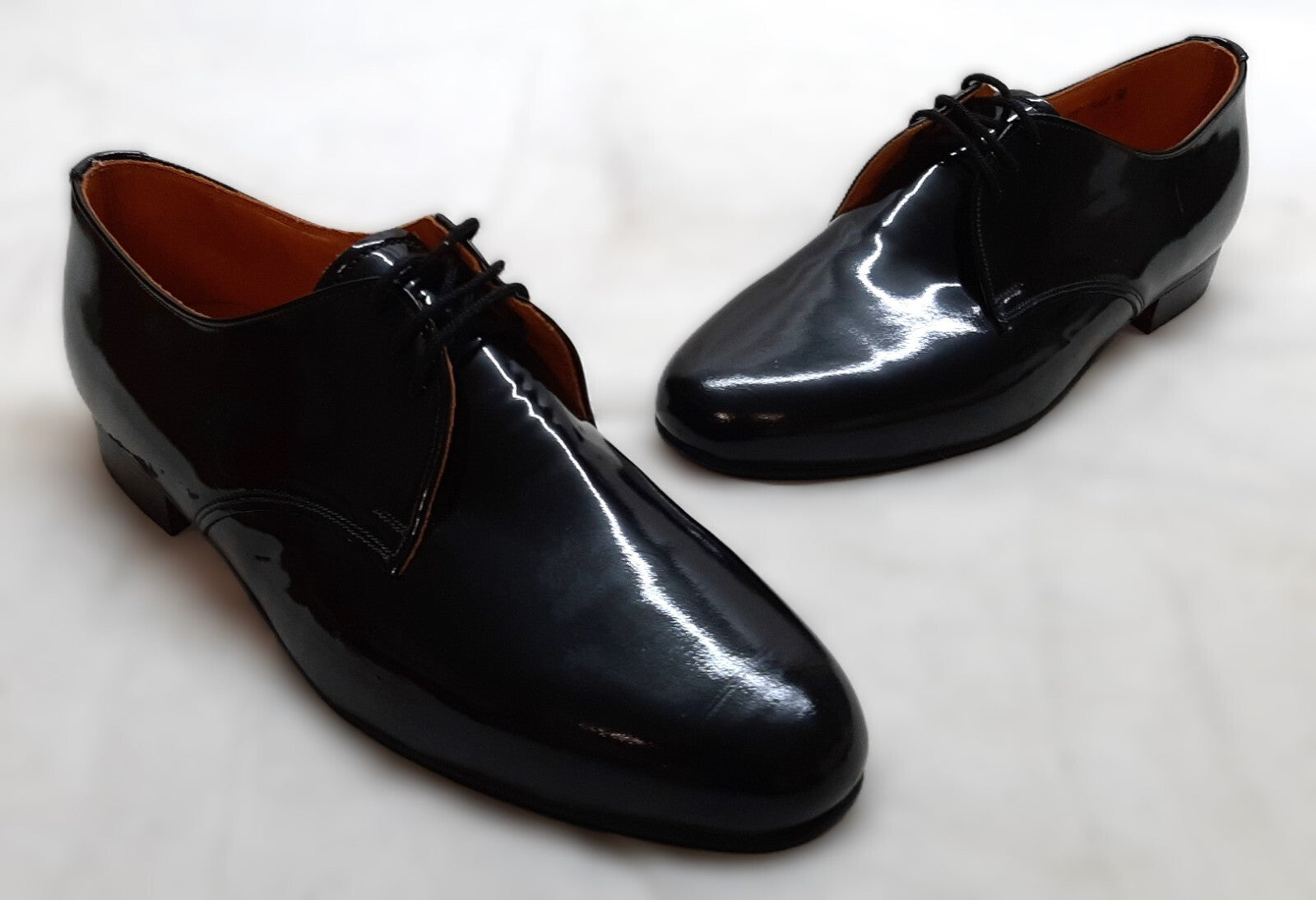 Vintage Patent Shoes Leather By Gosbell Army Officers Uniform Dress Pattern