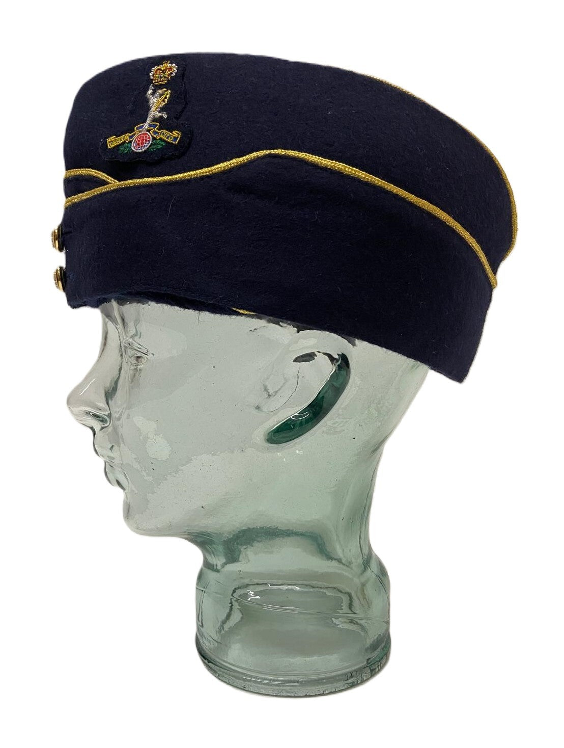 Royals Signals Side Hat / Forage Cap Army Style with Badge - NEW