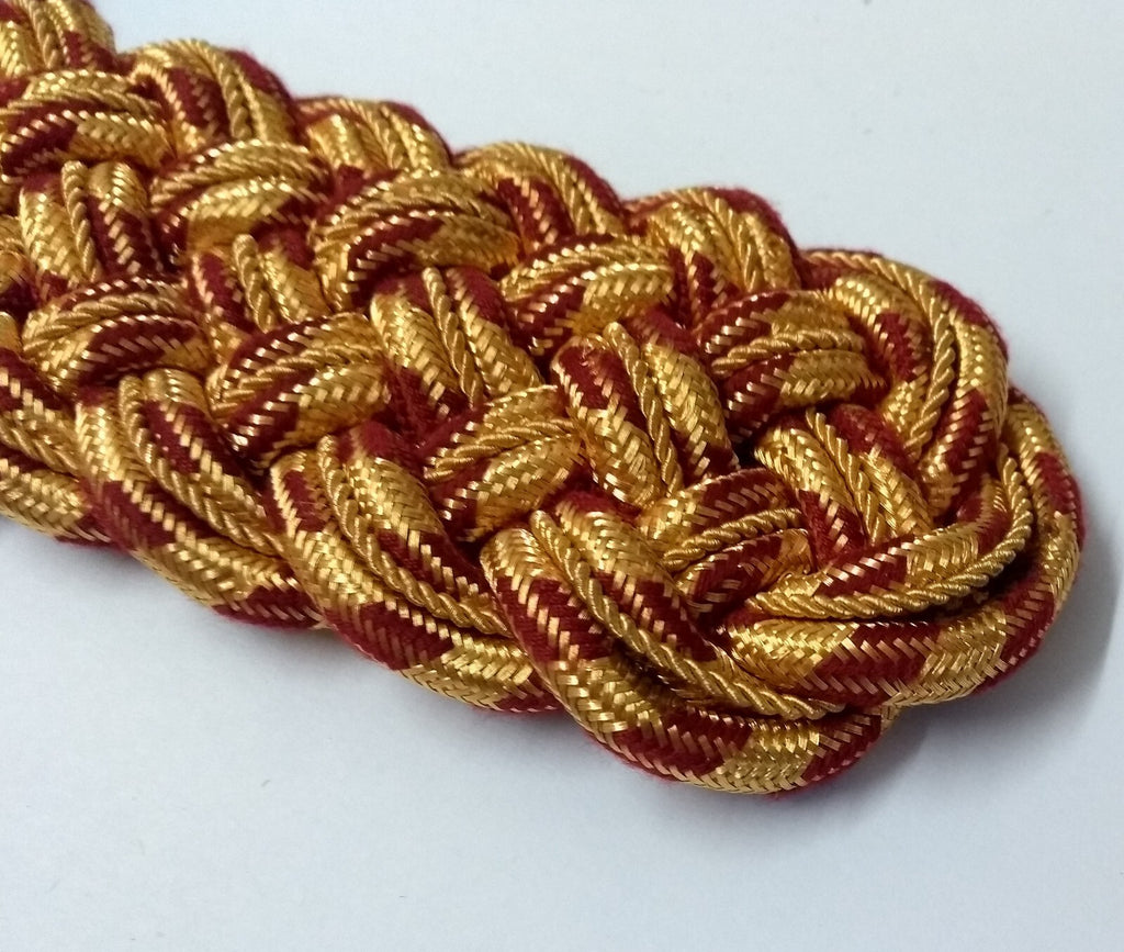 Shoulder Cords Senior Officer Gold Braid Cords No Attaching Straps or Insignia