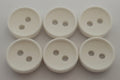 Ex Service Buttons / Anchors Old Pattern British Made White 2 Hole Size 11.3mm