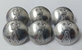 Genuine British Army QARANC Issue Royal Nursing Corp Dress Buttons ASBT147