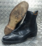 Genuine British Officers Chelsea Boots Black Leather Ceremonial Faulty